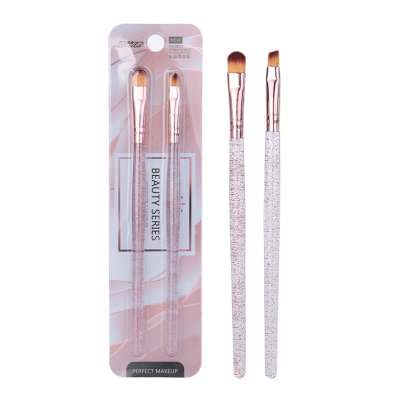 New beauty series 2pcs small eyeshadow makeup brush for brows