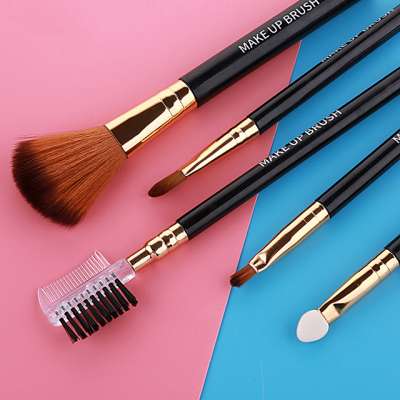 Amazon Hot Seller Cosmetic Brushes 5pcs/set Professional Makeup Brushes L0944