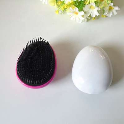 Wholesale egg shape scalp massage hair brush hair accessories comb hair brush straightener